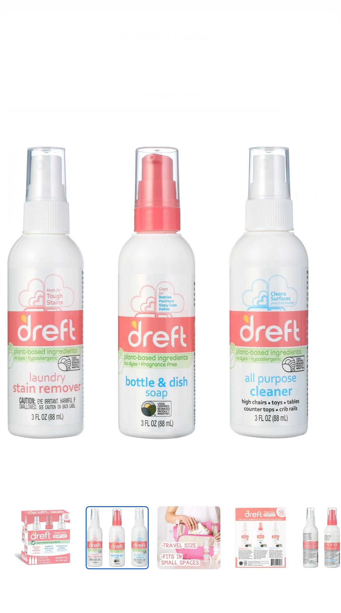 Draft Diaper Bag to-go Kit