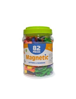 Magnetic letters and numbers 82 pieces 3+