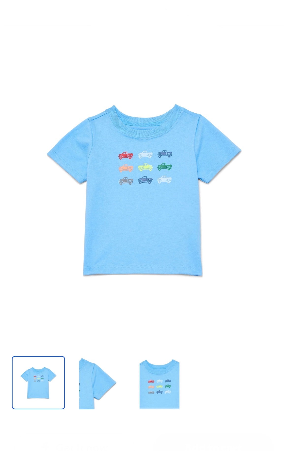 Wonder Nation Baby Boys Crewneck Tee with Short Sleeves, Sizes 0/3M-24M