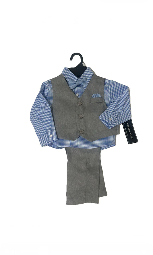 Andrew Fezza Baby Boy 4pc Formal Suit