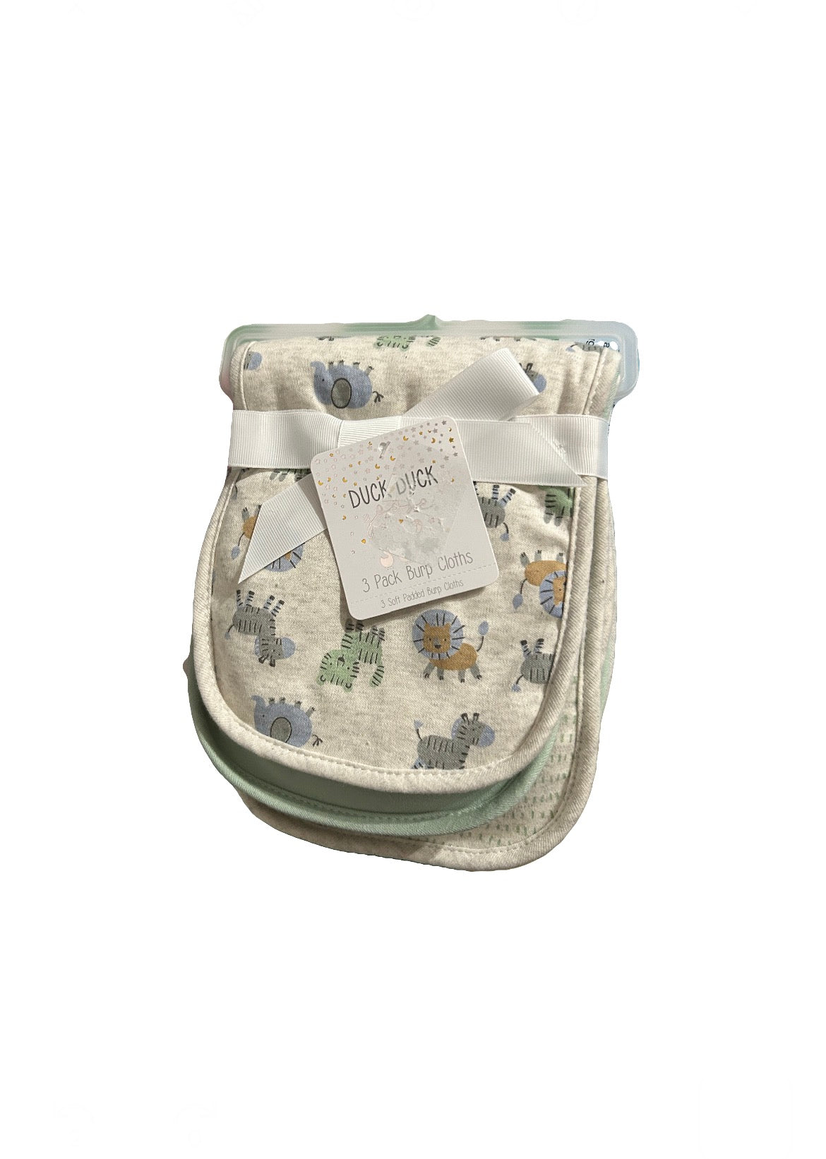 Duck Duck Unisex 3pk Burp Cloths