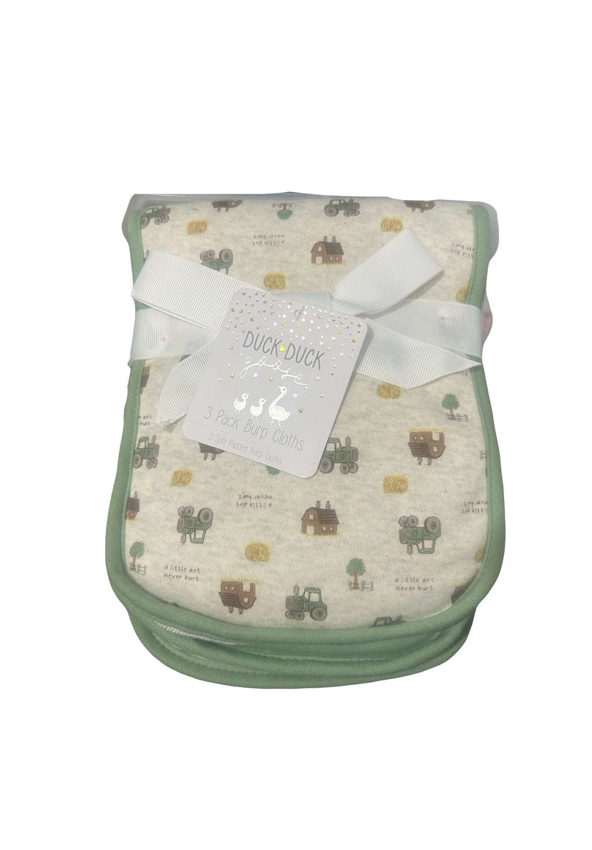 Duck Duck Unisex 3pk Burp Cloths