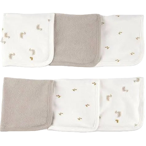 Carter's Just One You Baby Duck Washcloth, Gray-White (6 ct)