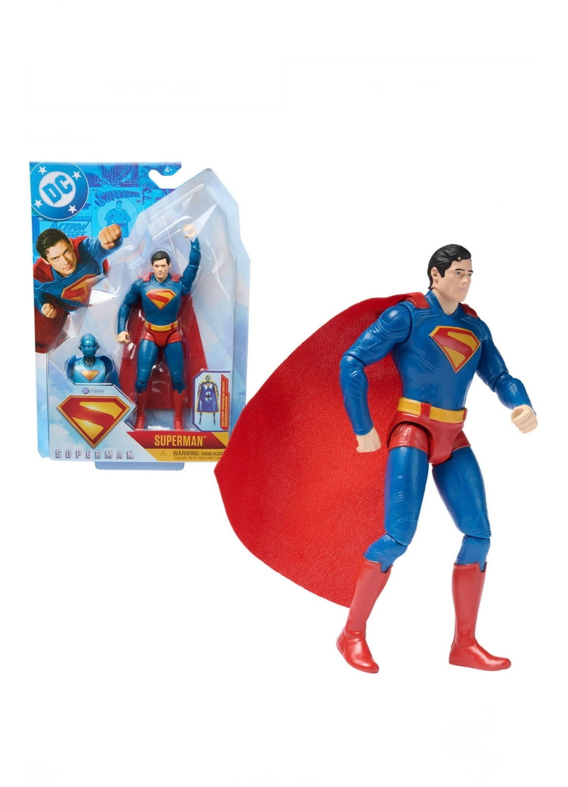 DC Comics SUPERMAN, Superman 6-inch Action Figure, for Ages 4 and up