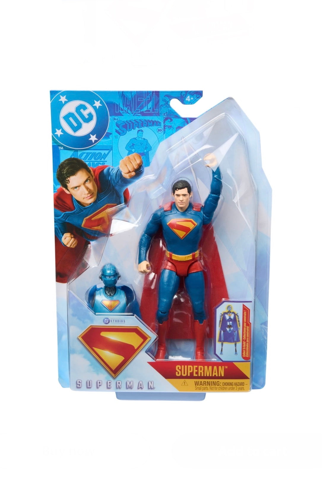 DC Comics SUPERMAN, Superman 6-inch Action Figure, for Ages 4 and up