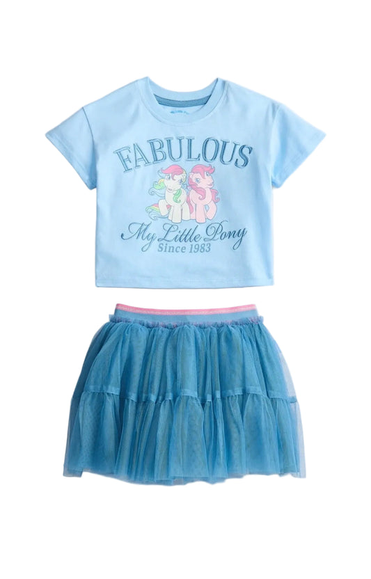 My Little Pony Toddler Girls Graphic Tee and Tutu Skirt Set