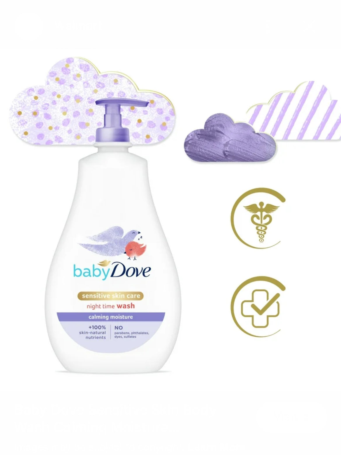 Baby Dove Sensitive Skin Care Wash image 2