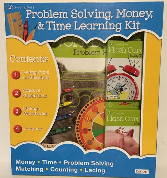 Problem Solving Money,& Time Learning Kit image 0
