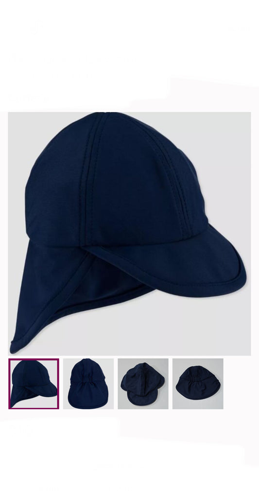 Carter’s Baby Boys Navy Blue Solid Sun Hat image 0