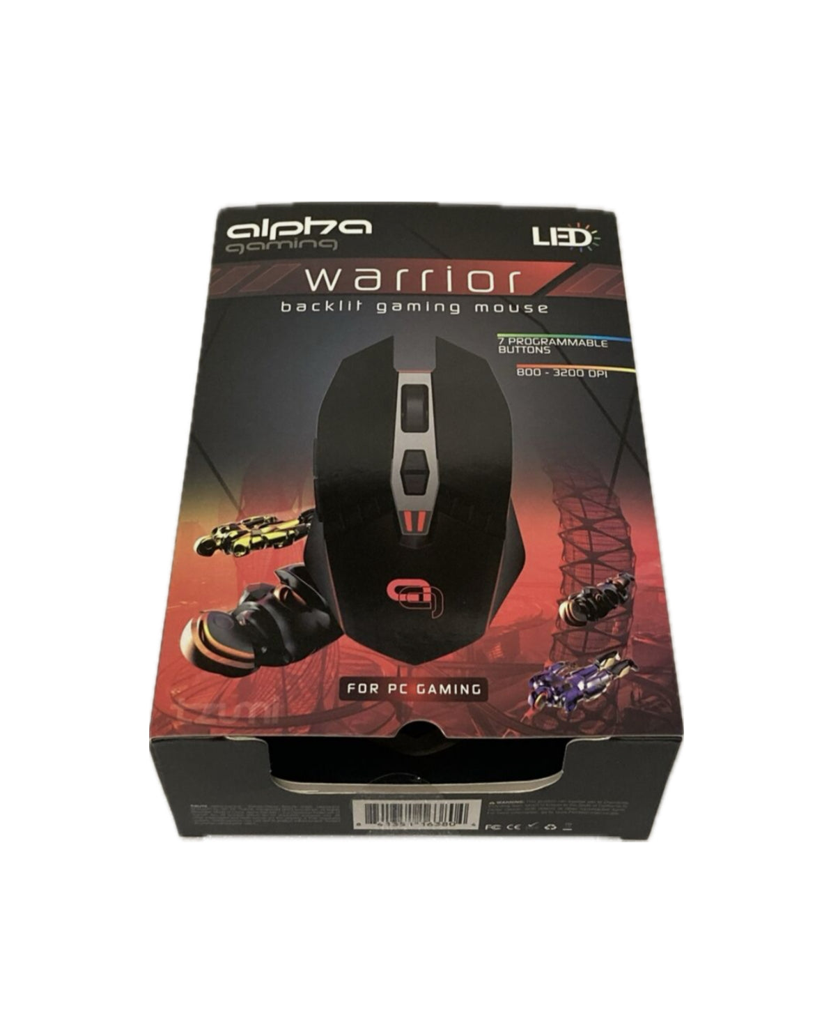 Alpha Gaming WARRIOR Backlit Gaming Mouse, Model 6380 image 2