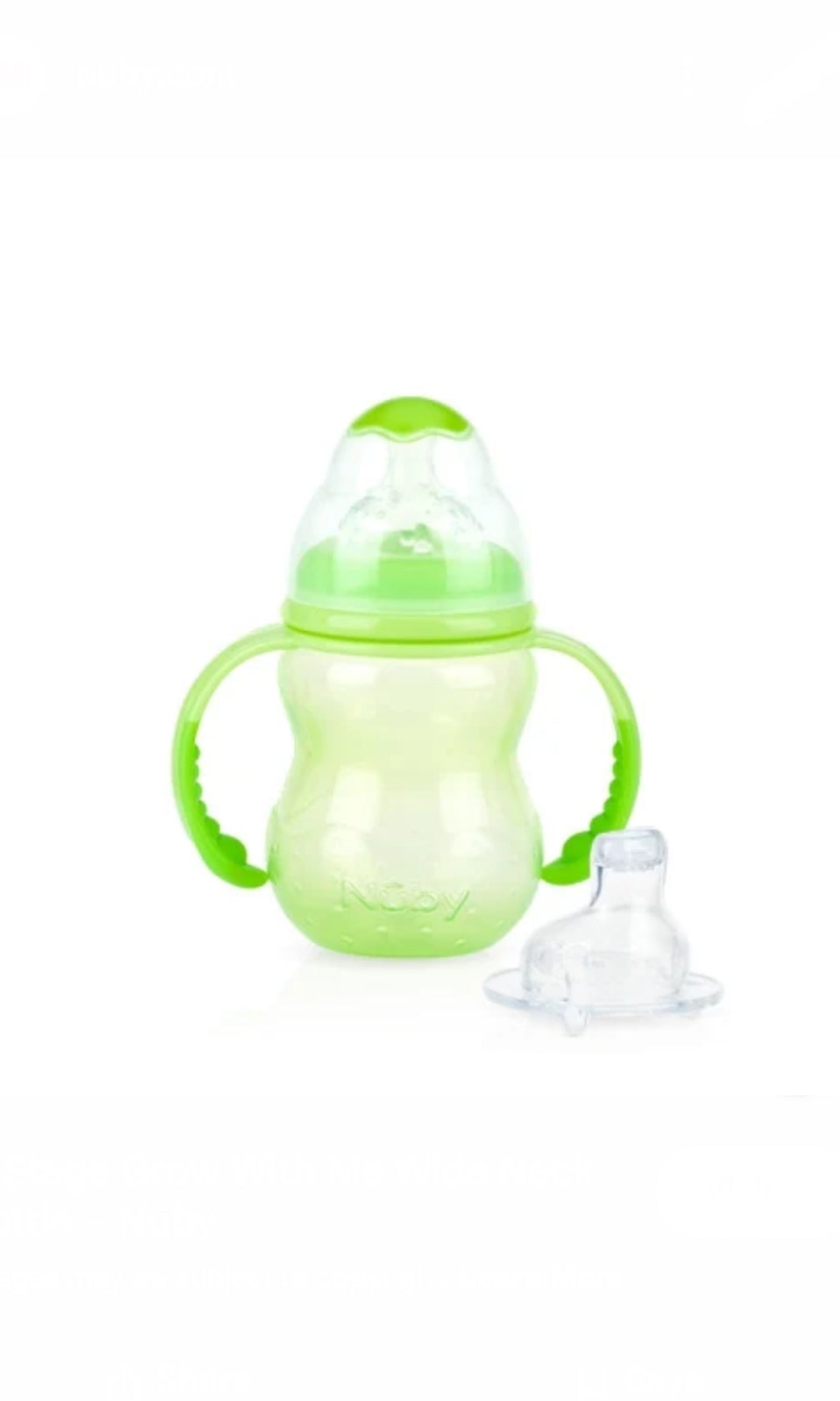 Nuby Bottle- to- Cup 8 fl oz  (240ml) image 1