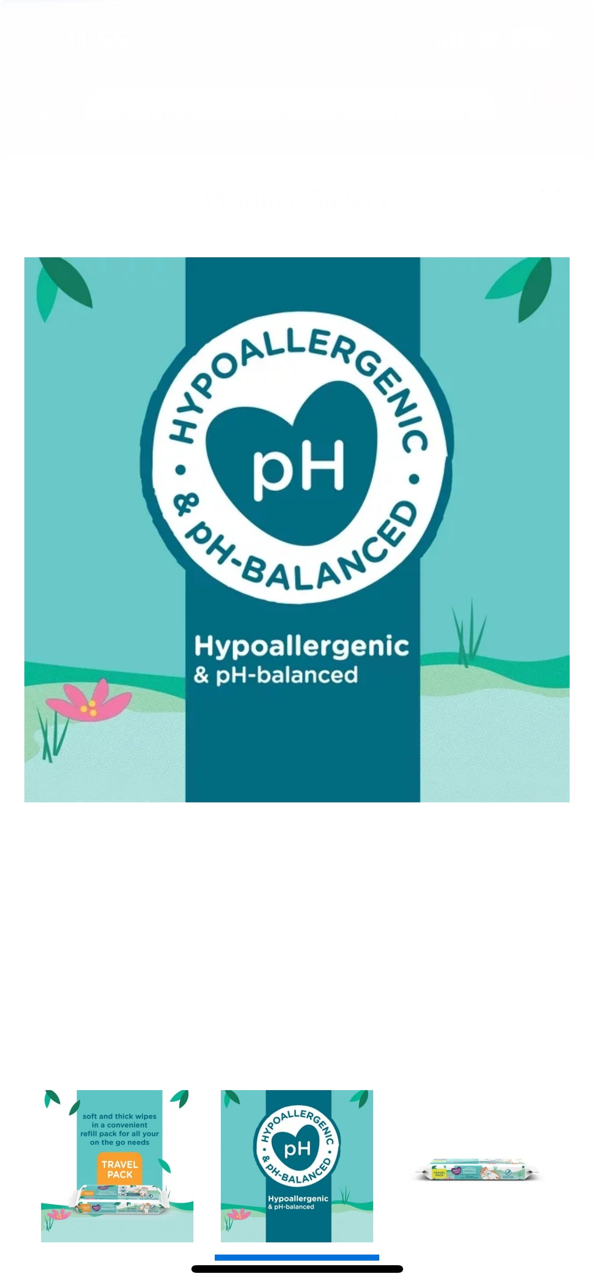 Parent's Choice Fragrance Free Baby Wipes  50ct Travel Pack image 6