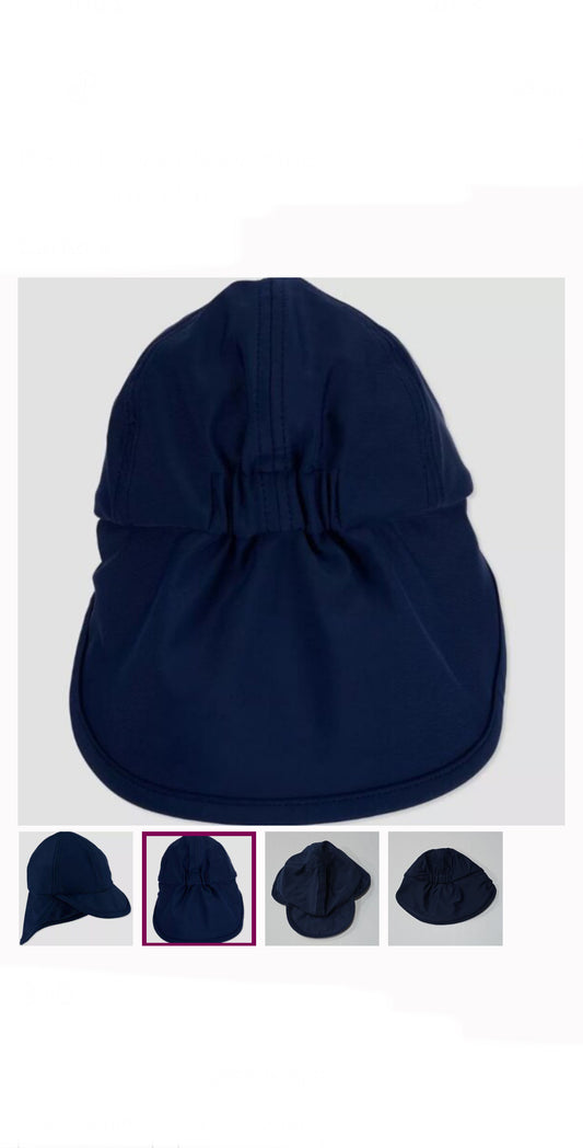 Carter’s Baby Boys Navy Blue Solid Sun Hat image 1