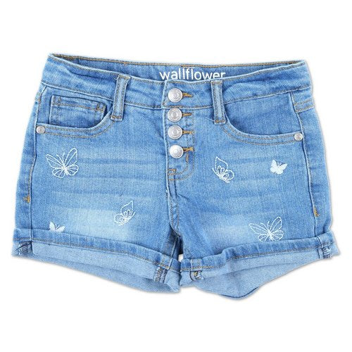 Wallflower girls butterfly jeans shorts image 0