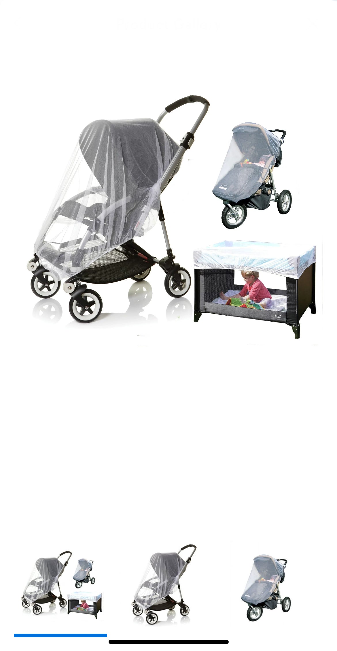 Dream Baby Stroller & Play-Yard Insect Netting image 1