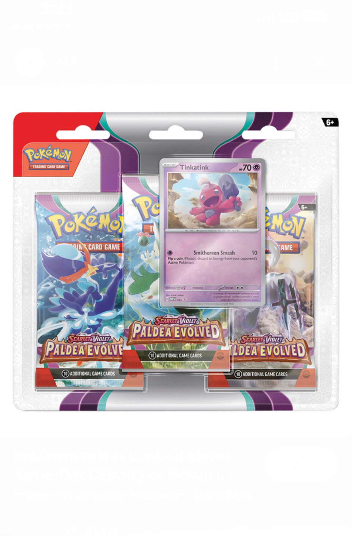 2024 Scarlet Violet S5 Temporal Forces 3pk Blister image 4