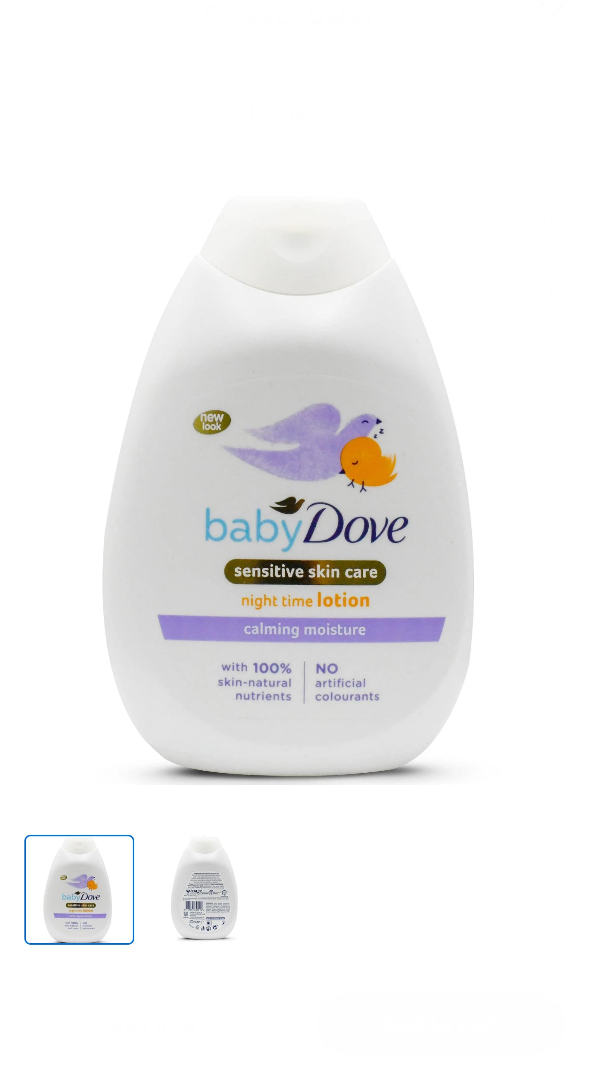 Baby Dove Sensitive Skin Lotion (13.5 fl oz) image 0