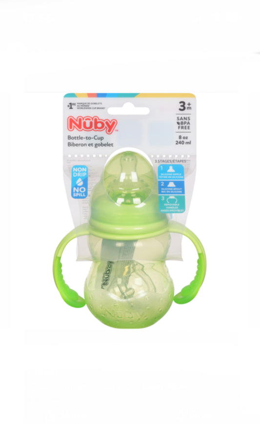 Nuby Bottle- to- Cup 8 fl oz  (240ml) image 0