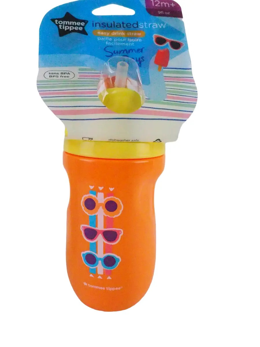 Tommee Tippee Insulated straw - summer days 9fl oz 12m+  image 1