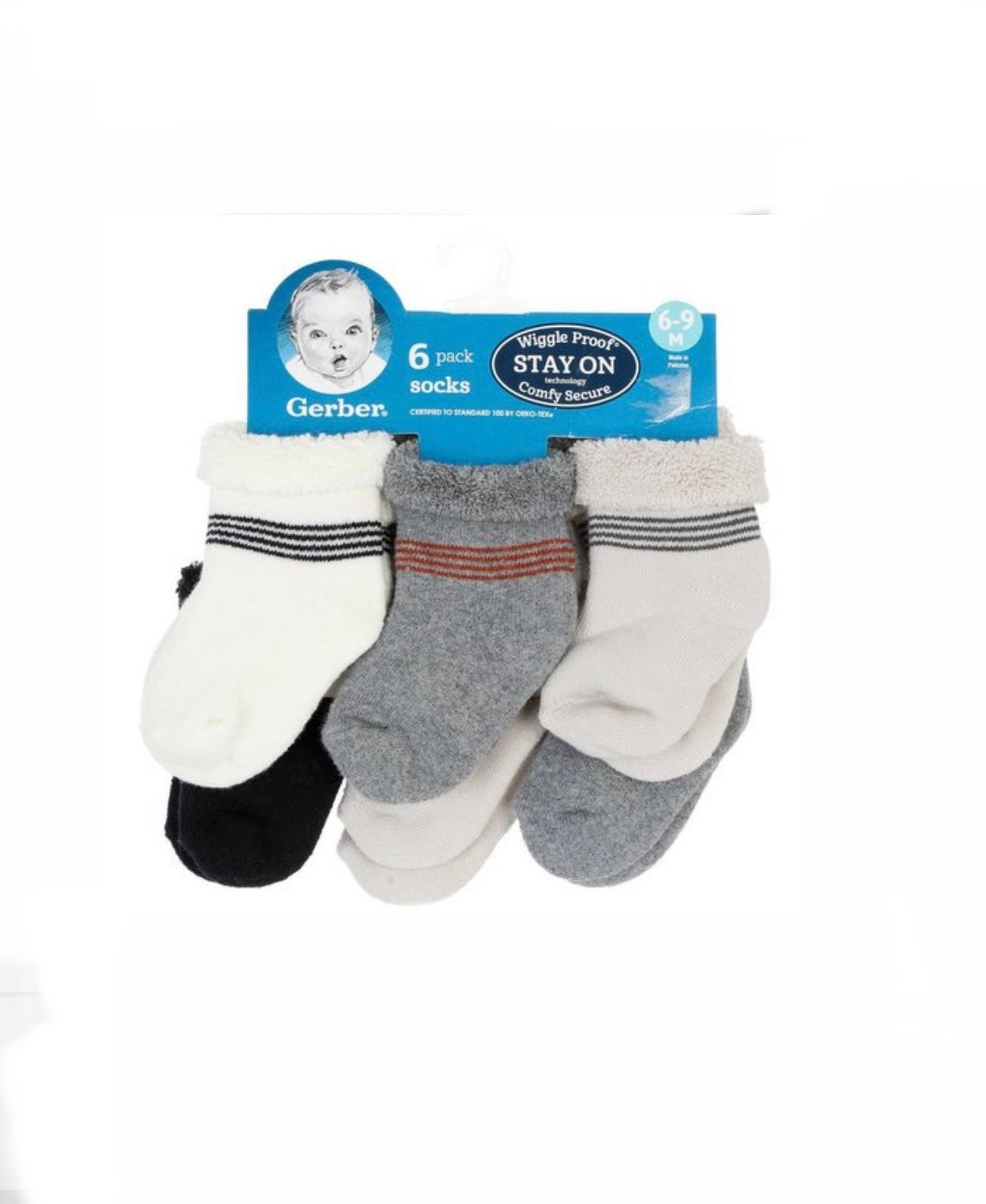 Gerber 6pk Baby Sock image 0