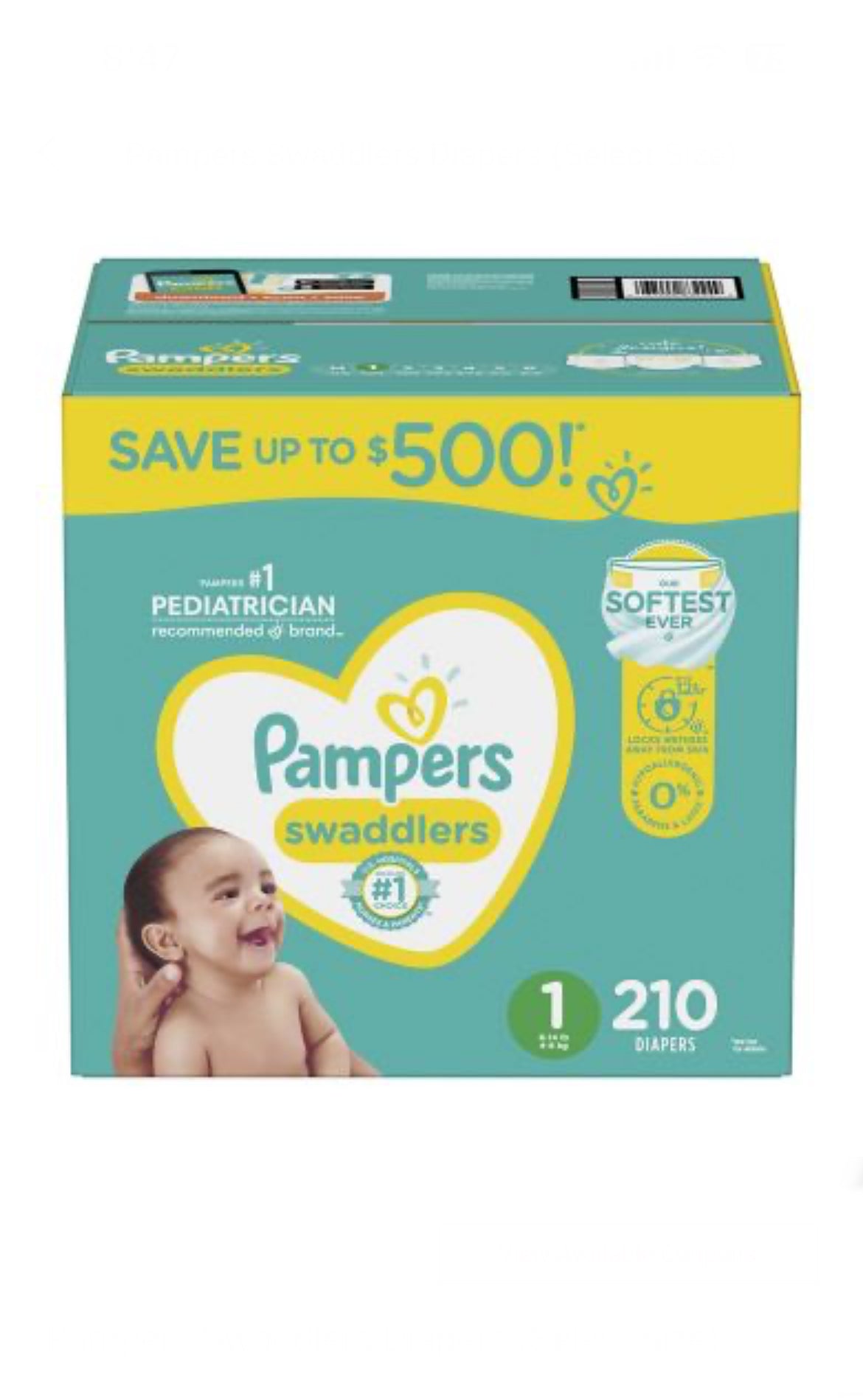 Pampers Swaddlers Diaper image 0
