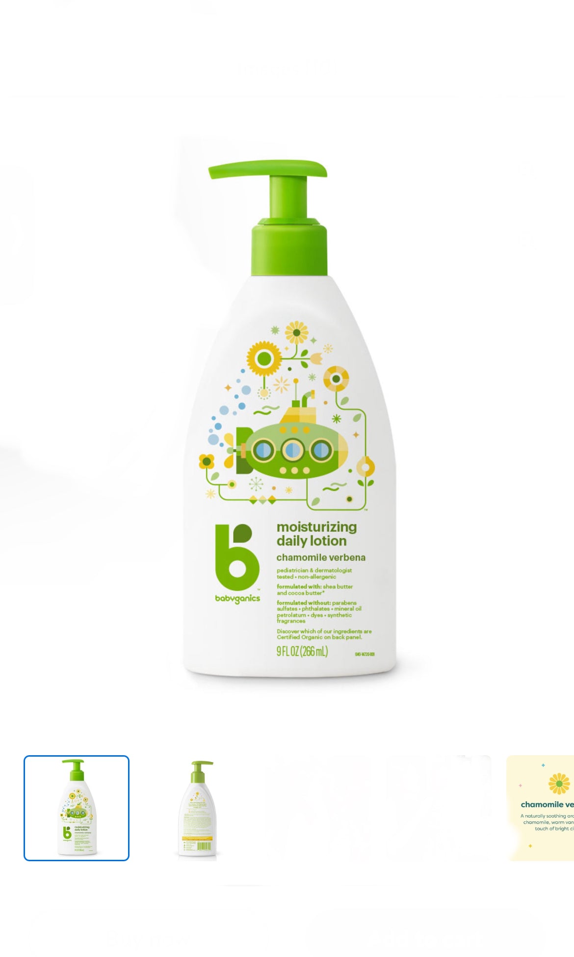 babyganics Moisturizing daily lotion  9 fl oz (266ml) image 0