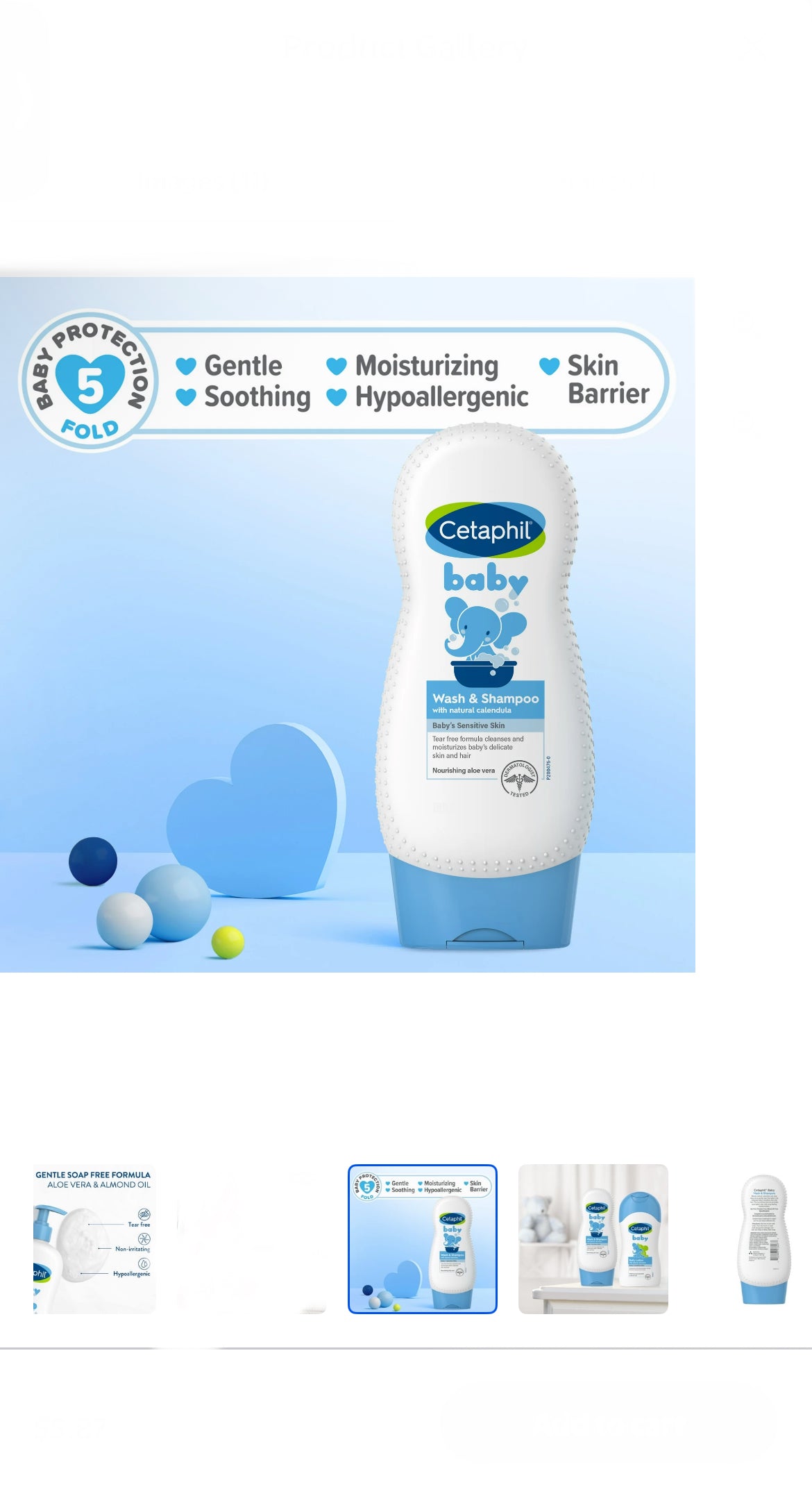 Cetaphil Baby Wash & Shampoo 7.8 fl oz (230ml) image 3