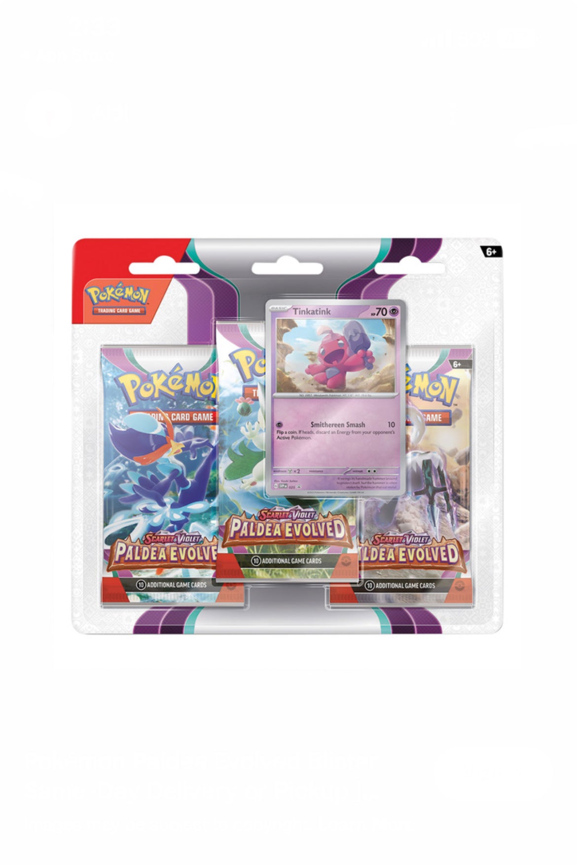 2024 Scarlet Violet S5 Temporal Forces 3pk Blister image 3