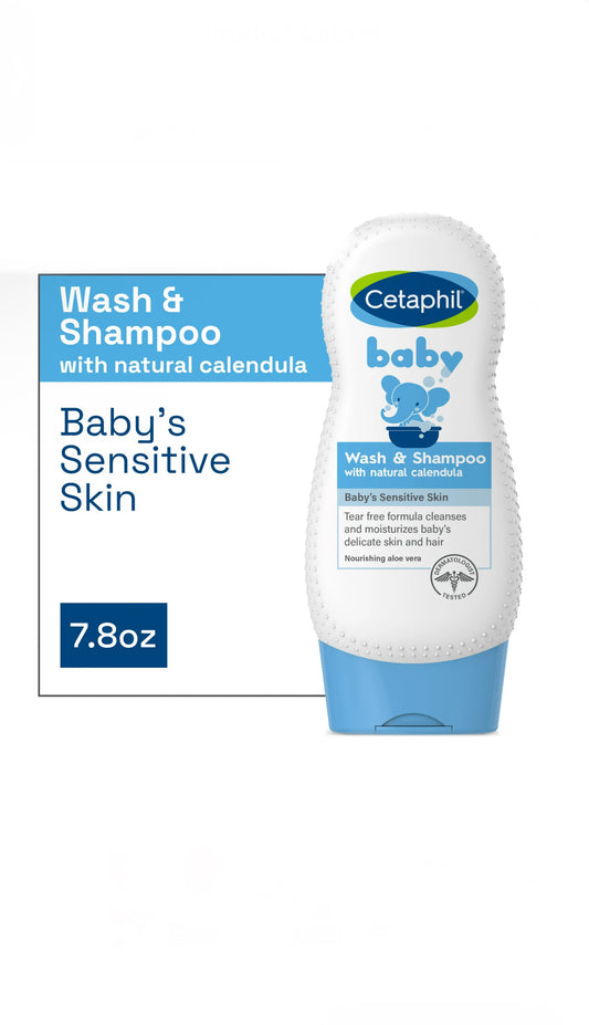 Cetaphil Baby Wash & Shampoo 7.8 fl oz (230ml) image 1