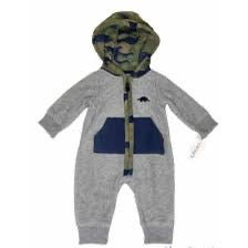 Carters, hooded, footless monkey suit image 0