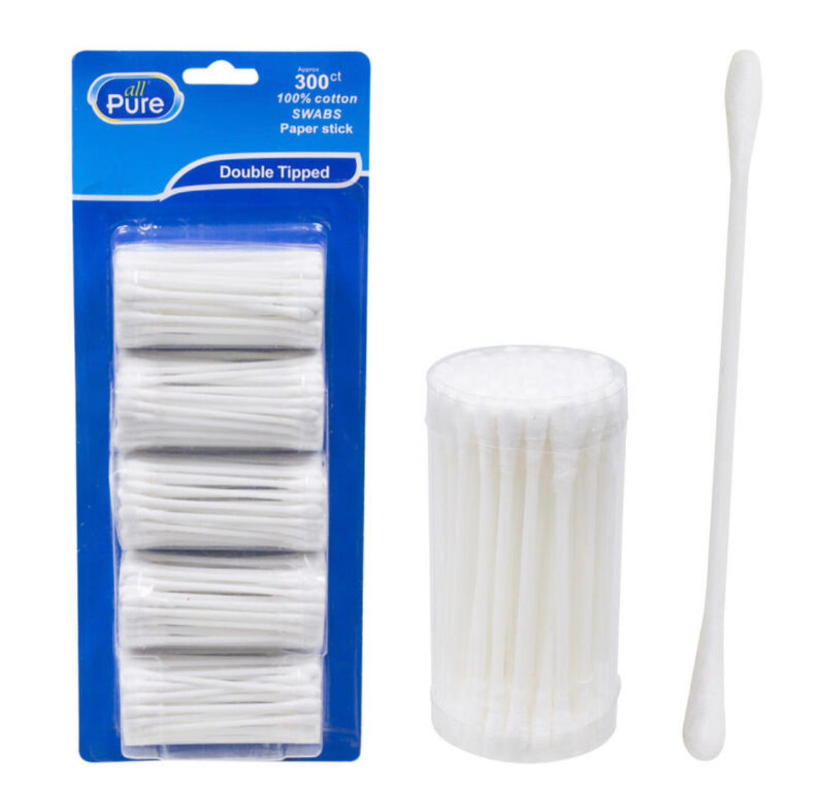All pure cotton swab 60/300 ct image 0