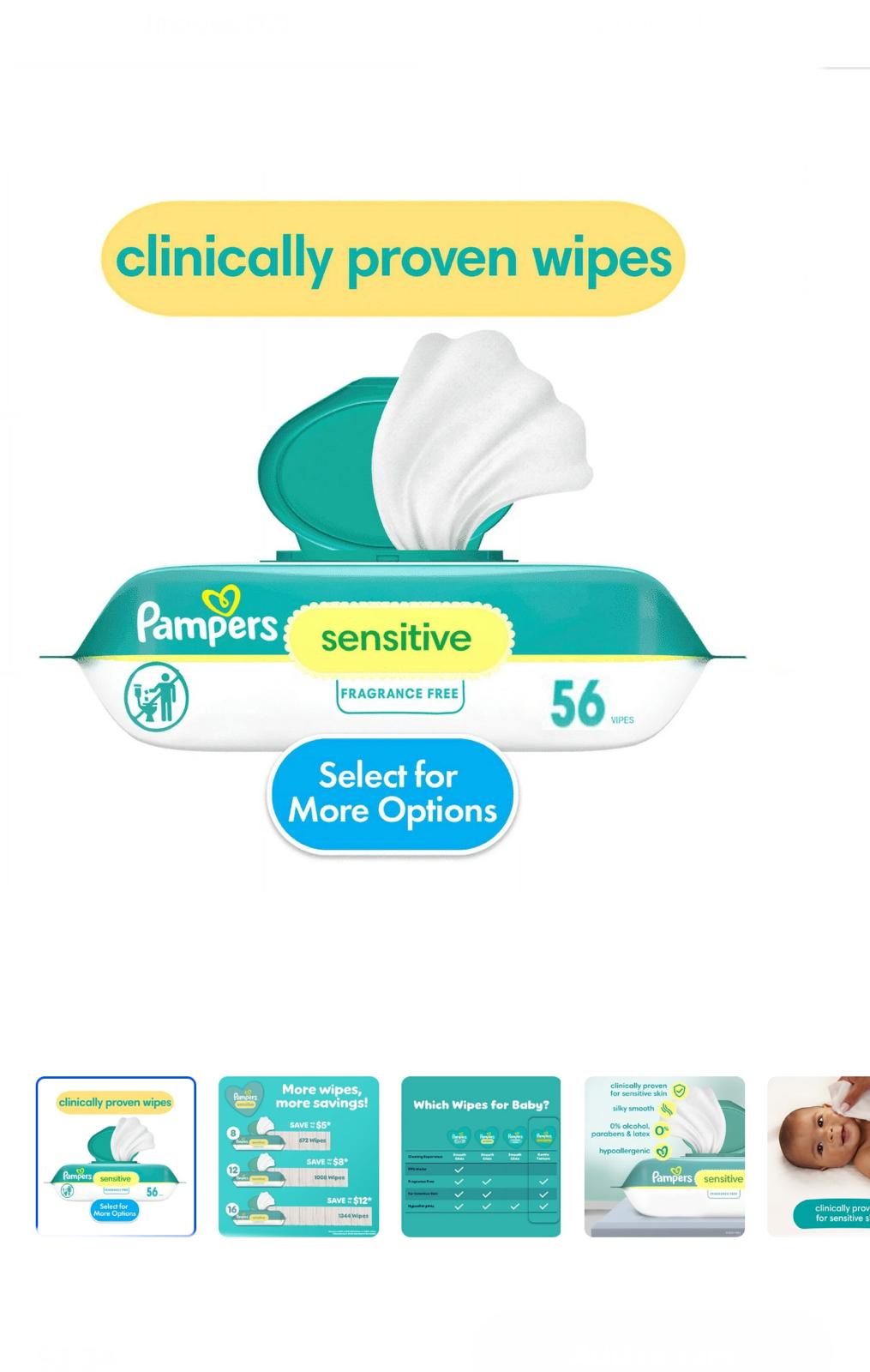 Pampers  Sensitive Diaper  image 0