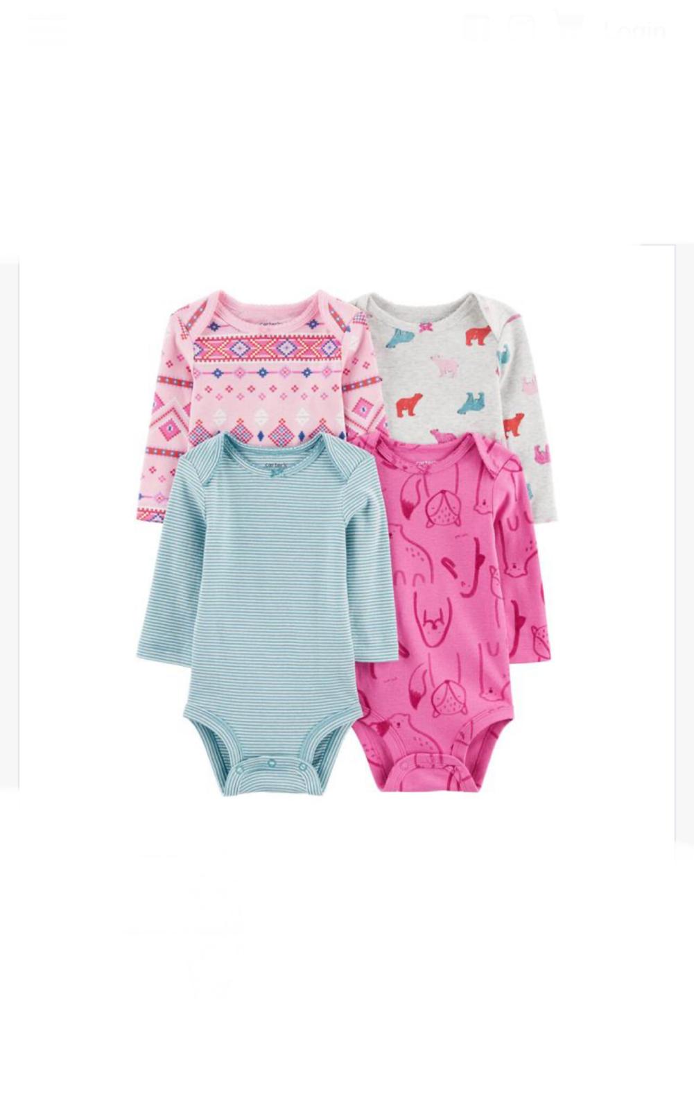 Carter's Girls 4pk Body Suit image 0