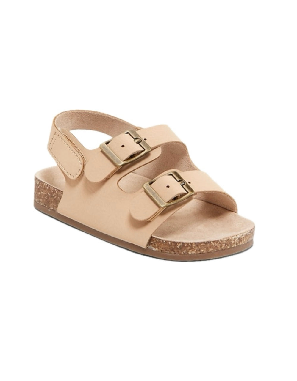 Faux-Leather Buckled Straped Baby Boy Sandal image 1