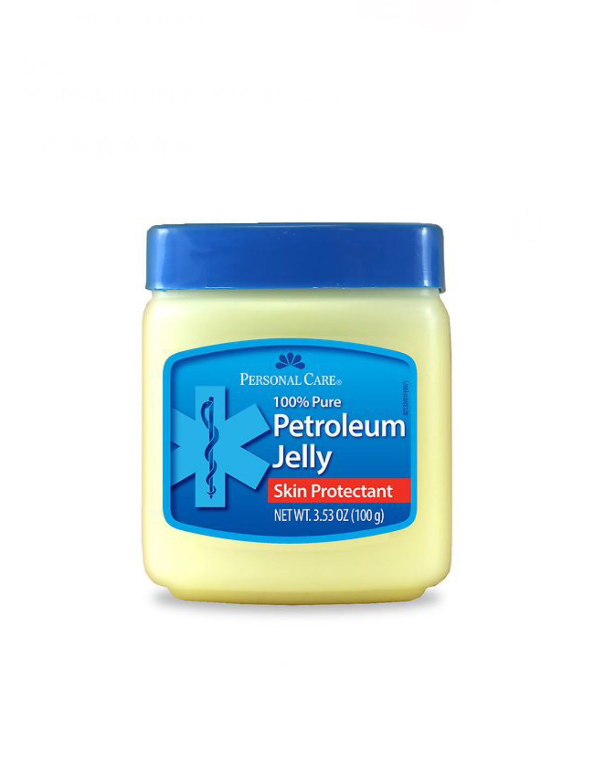 Personal care, petroleum jelly 3.53 oz (100g) image 0