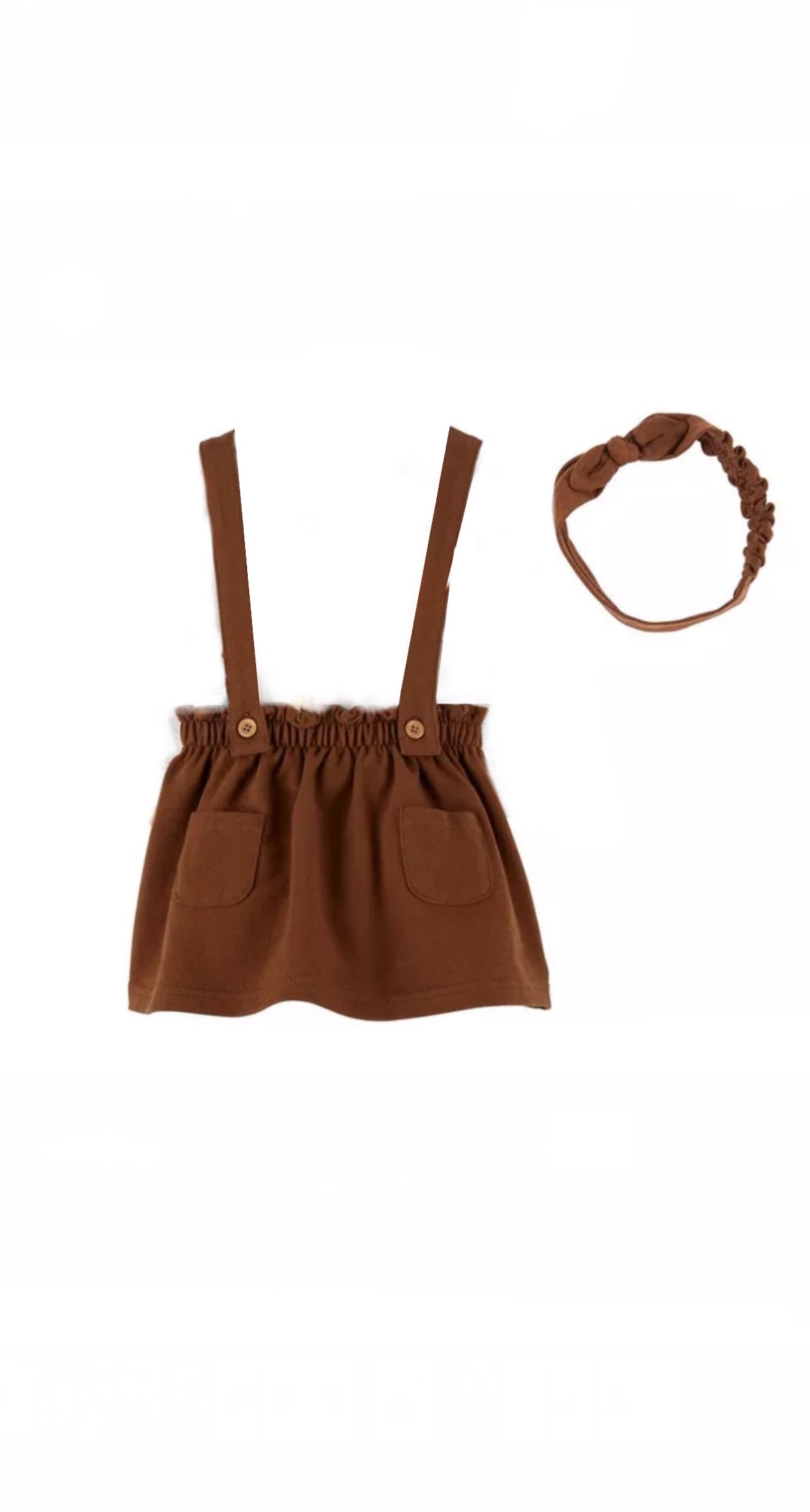 Carter's 2-Piece Jumper & Headband Set image 0