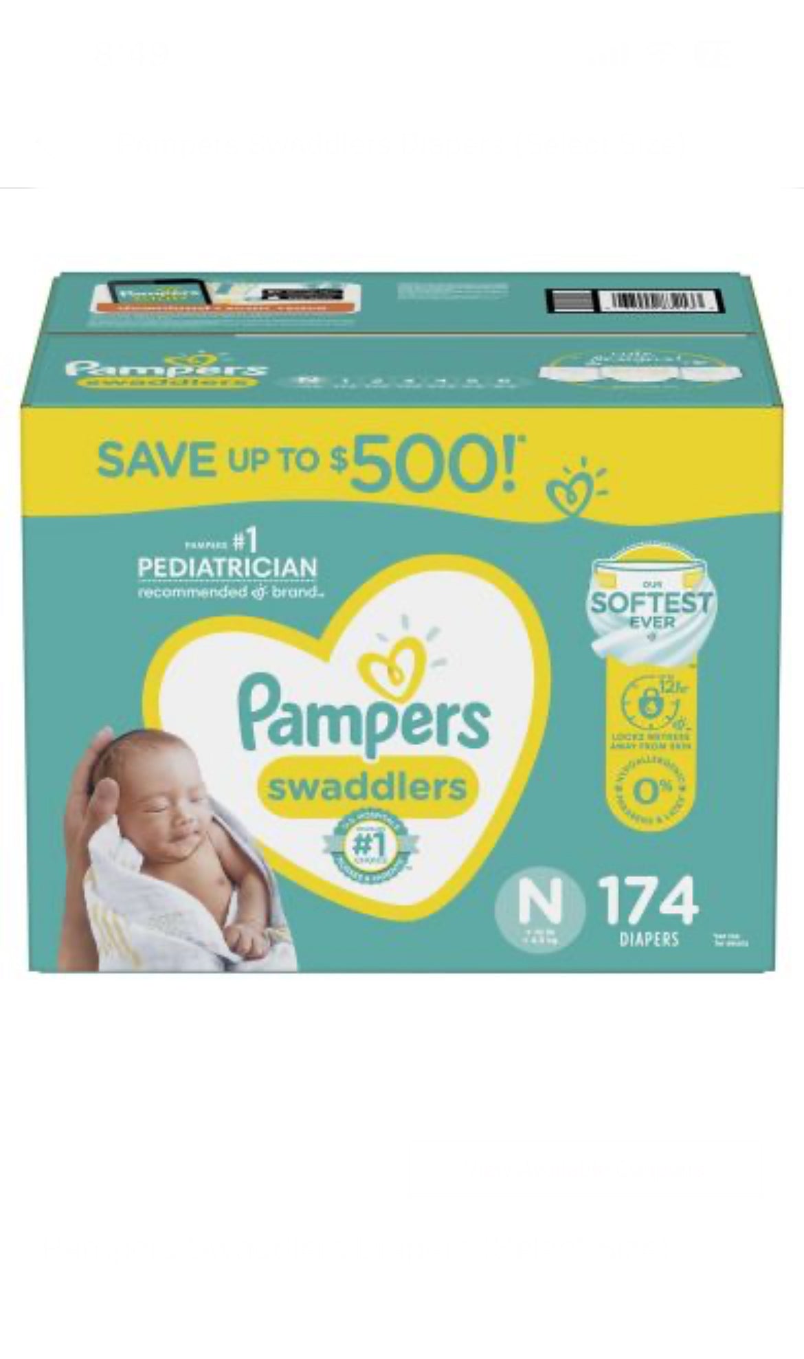Pampers Swaddlers Diaper image 4