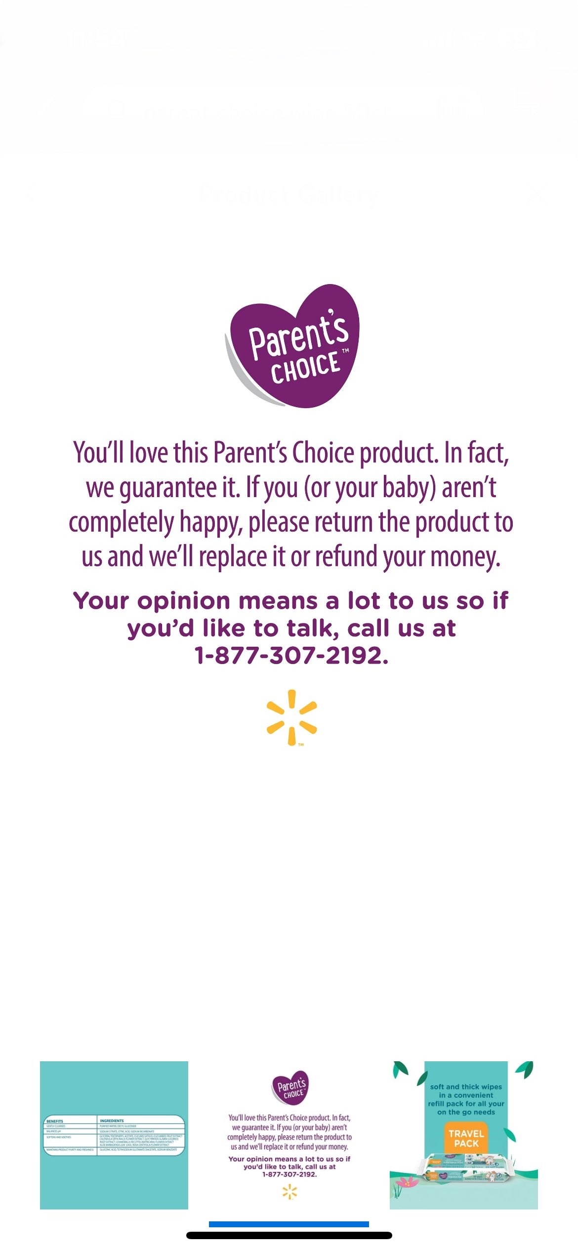 Parent's Choice Fragrance Free Baby Wipes  50ct Travel Pack image 4
