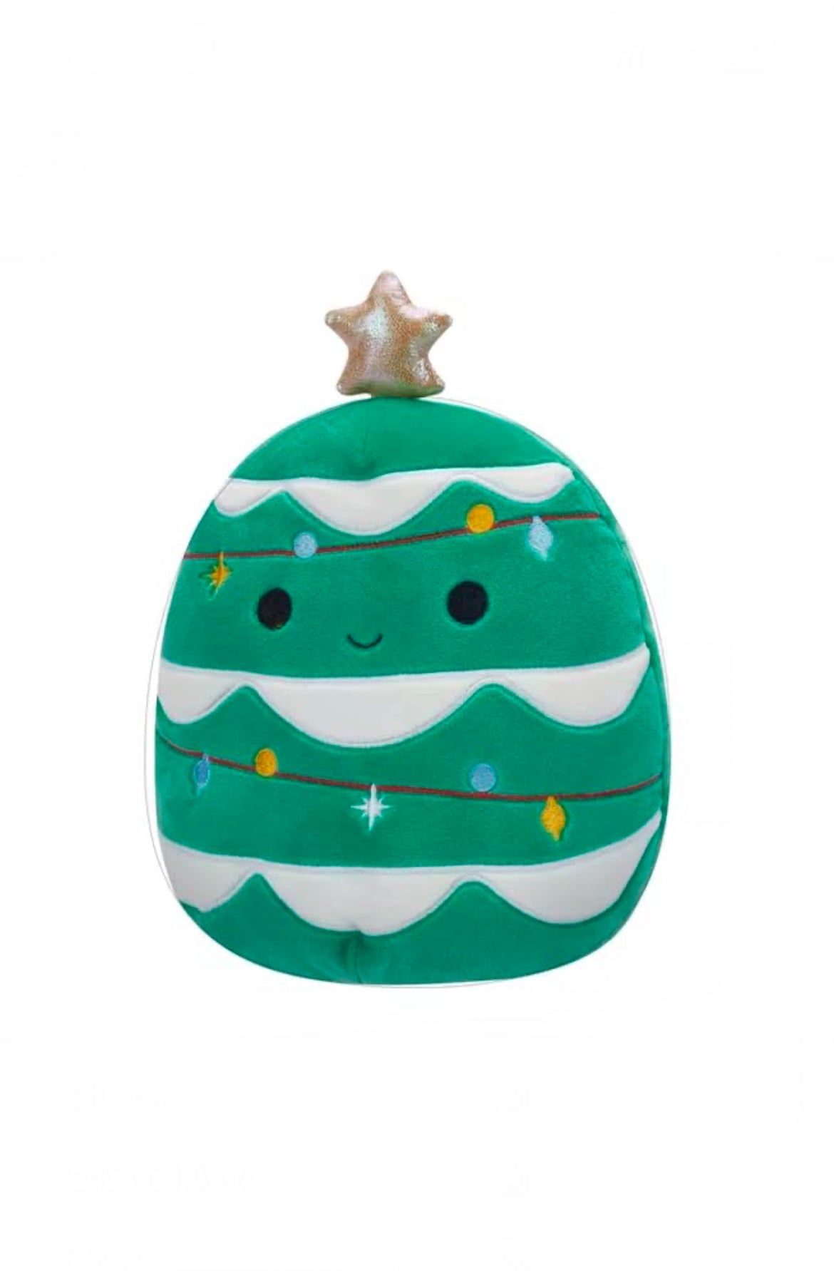 Squishmallows Original 8 inch Johann the Christmas Tree with Snow - Child's Ultr image 0