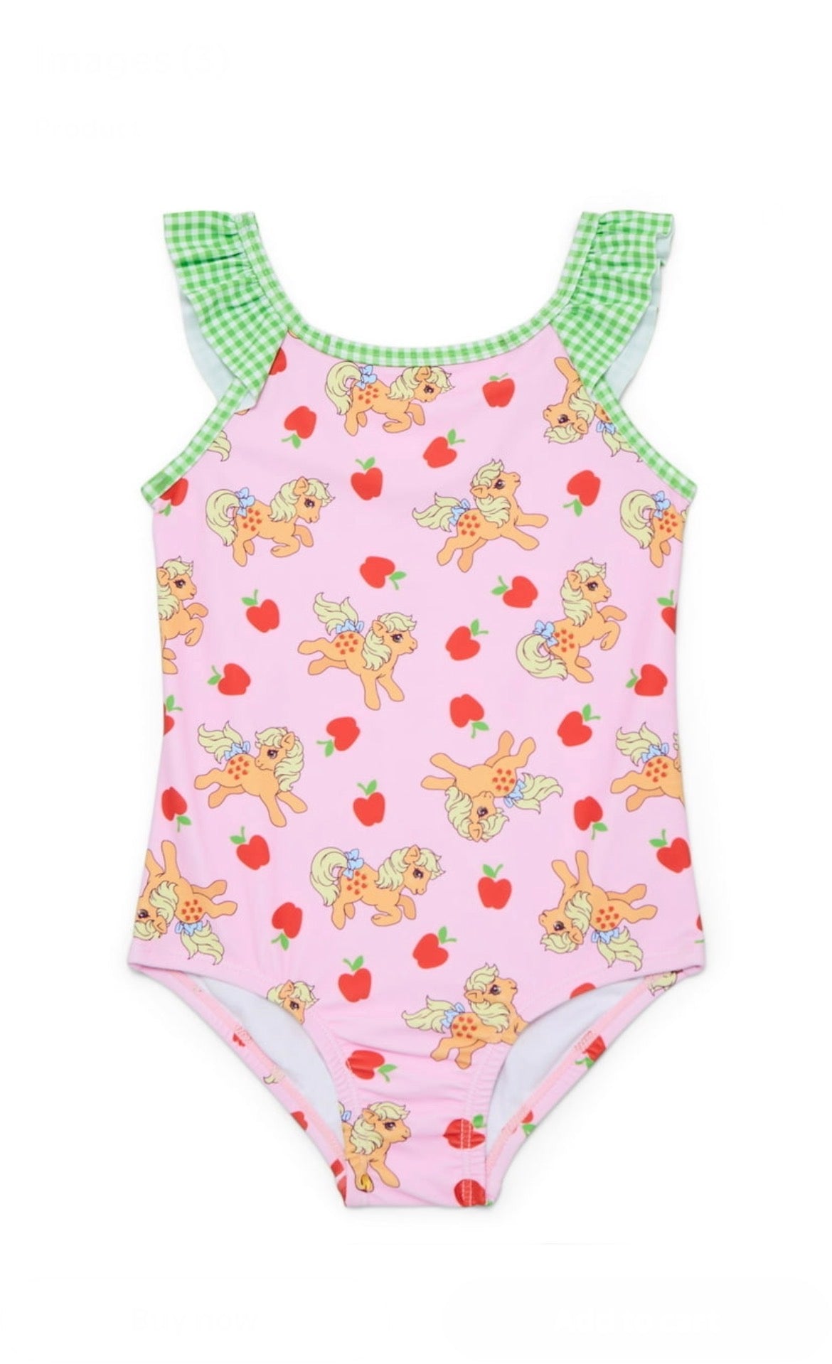 Character Toddler Girl Ruffle Strap One- Piece Swimsuit