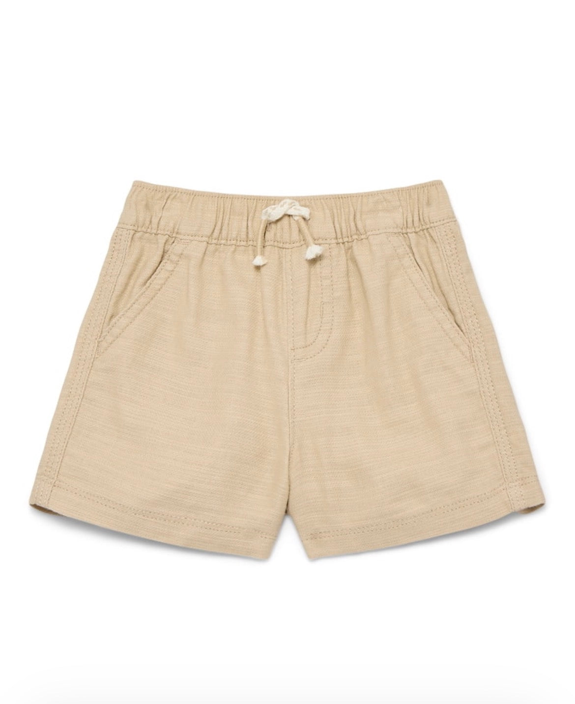 Wonder Nation Baby Boys Cotton Twill Drawstring Shorts